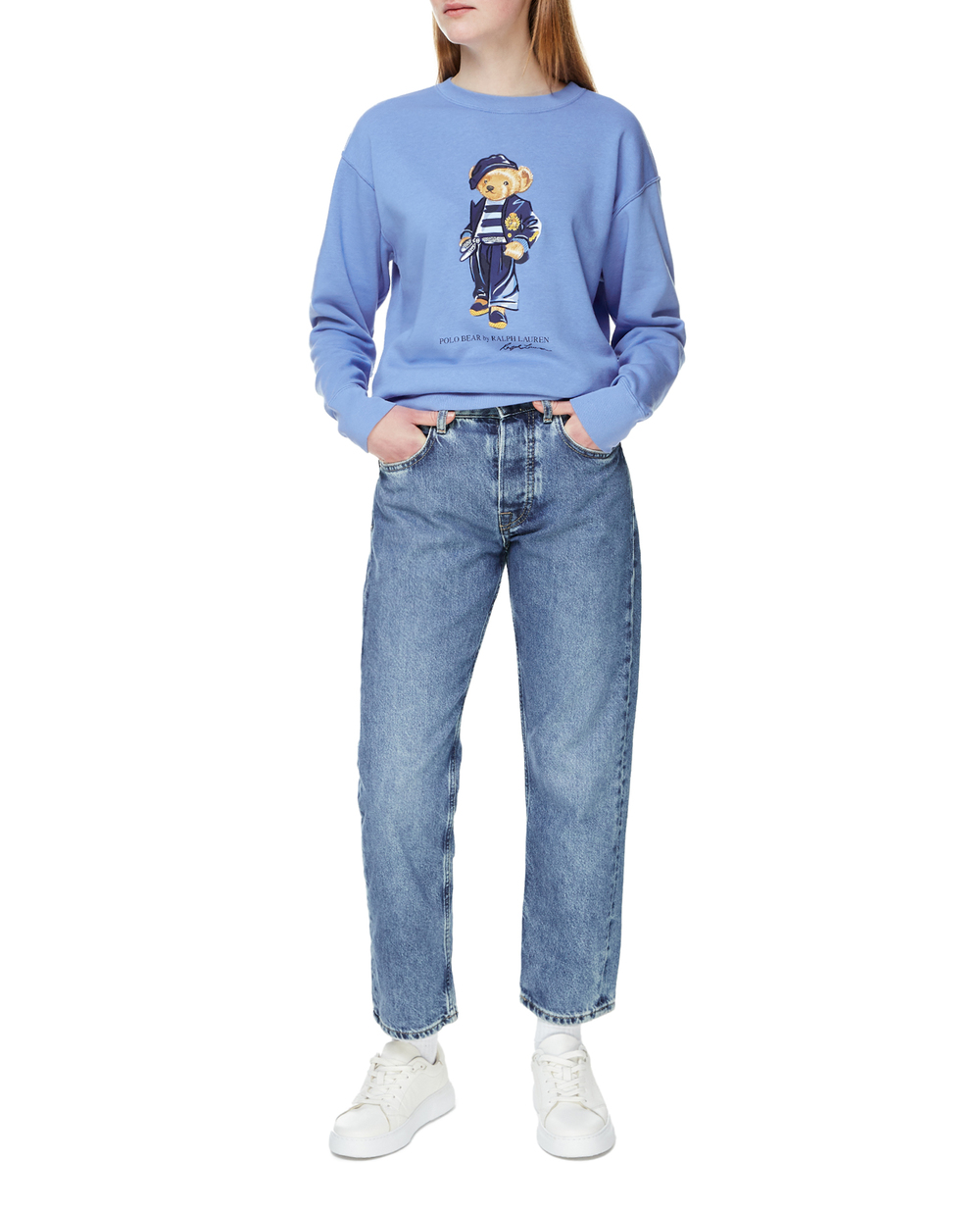 Світшот Polo Ralph Lauren 211863432001, блакитний колір • Купити в інтернет-магазині Kameron