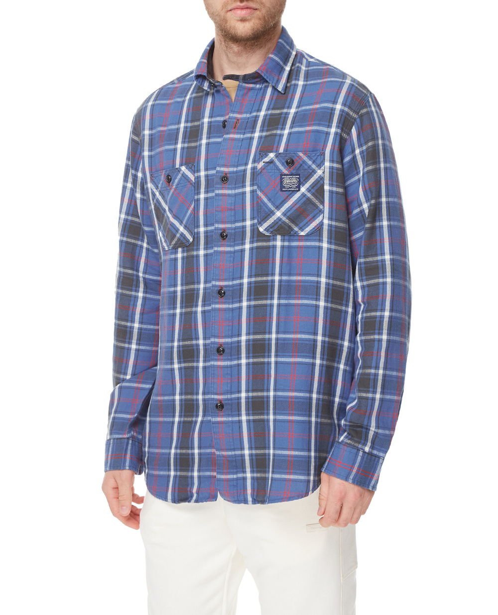Рубашка Polo Ralph Lauren 710858323001, синий цвет • Купить в интернет-магазине Kameron