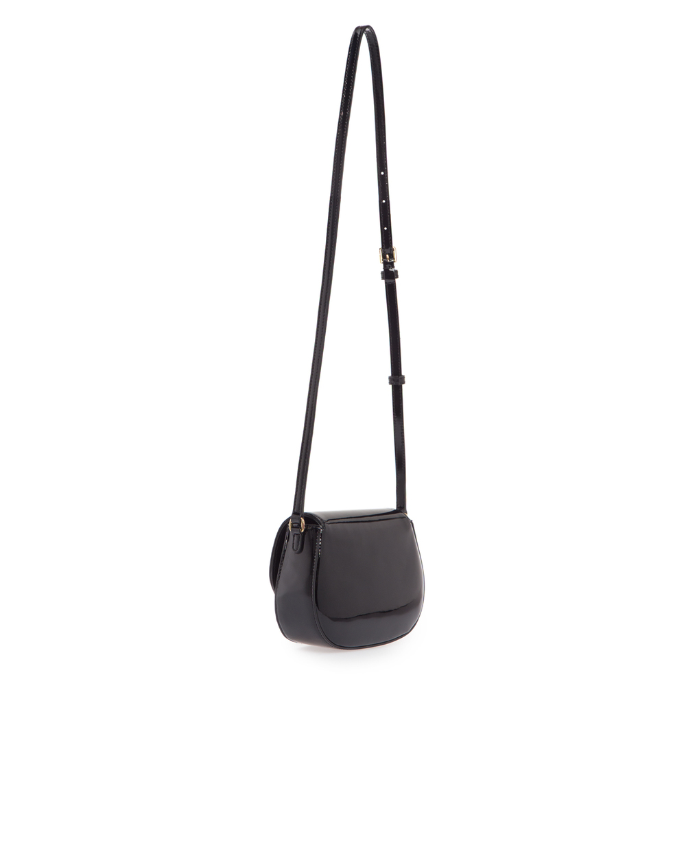 Лаковая сумка Dolce&Gabbana EB0212-A1471, черный цвет • Купить в интернет-магазине Kameron