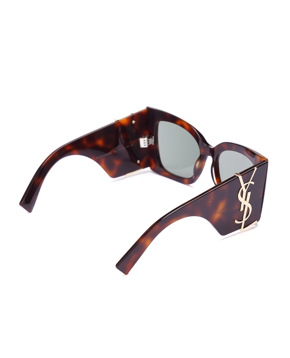 Солнцезащитные очки Saint Laurent 736461-Y9956, хаки цвет • Купить в интернет-магазине Kameron