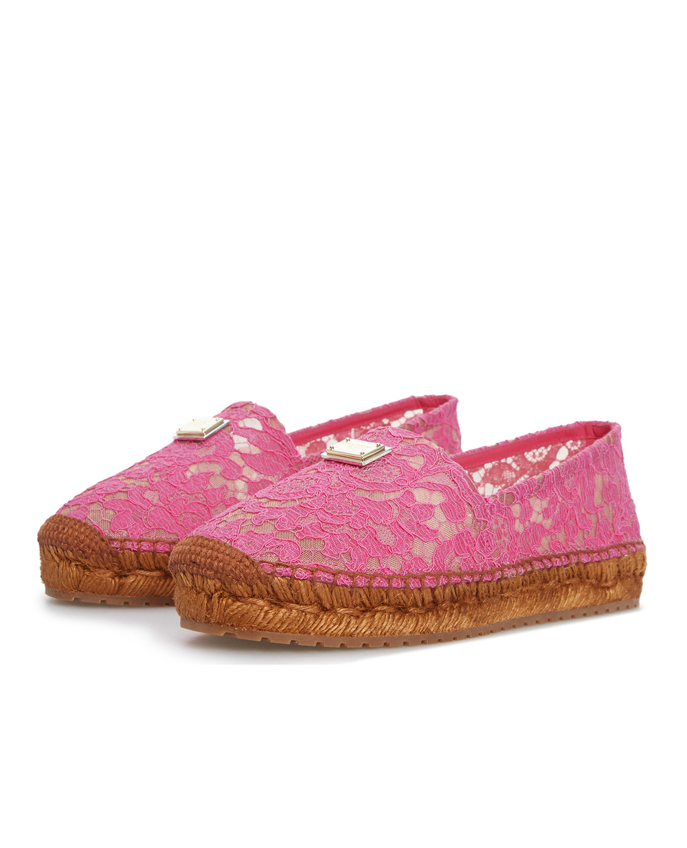 Эспадрильи Dolce&Gabbana CE0120-AQ258, розовый цвет • Купить в интернет-магазине Kameron