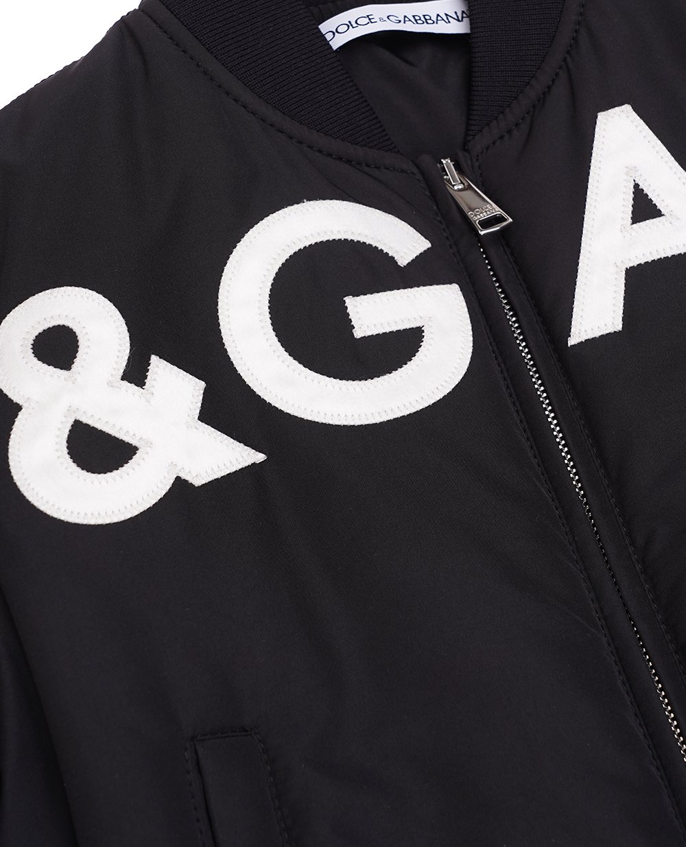 Детская куртка Dolce&Gabbana Kids L4JB6A-G7KK2-S, черный цвет • Купить в интернет-магазине Kameron