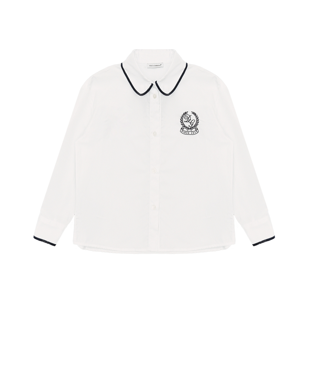 Детская блуза Dolce&Gabbana Kids L55S22-FU5GK-S, белый цвет • Купить в интернет-магазине Kameron