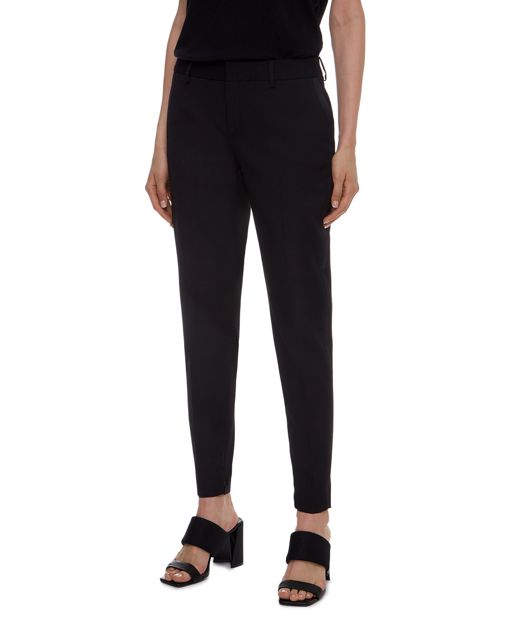 Вовняні штани Saint Laurent 532016-Y399W, чорний колір • Купити в інтернет-магазині Kameron