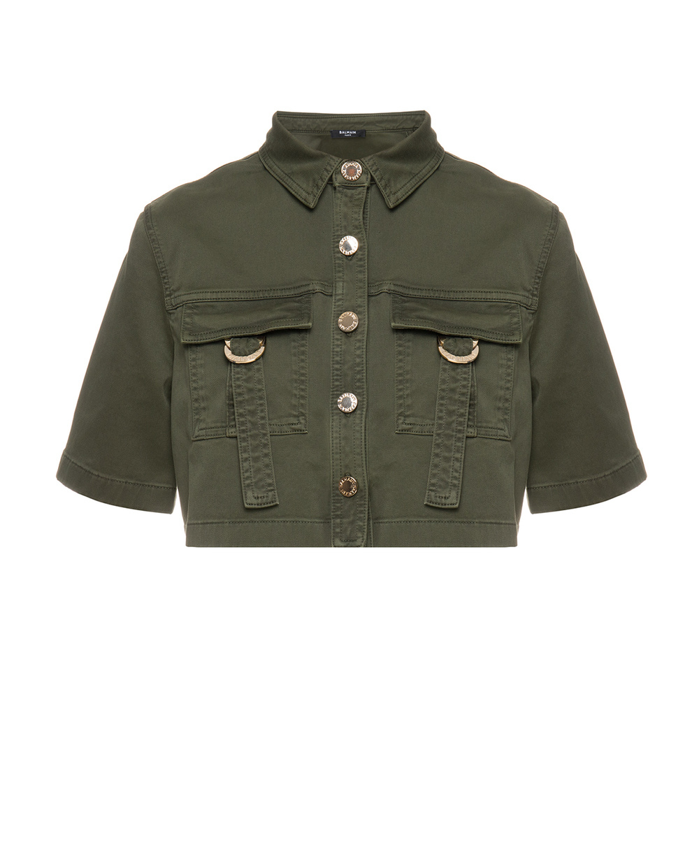 Рубашка Balmain TF12350C195, зеленый цвет • Купить в интернет-магазине Kameron