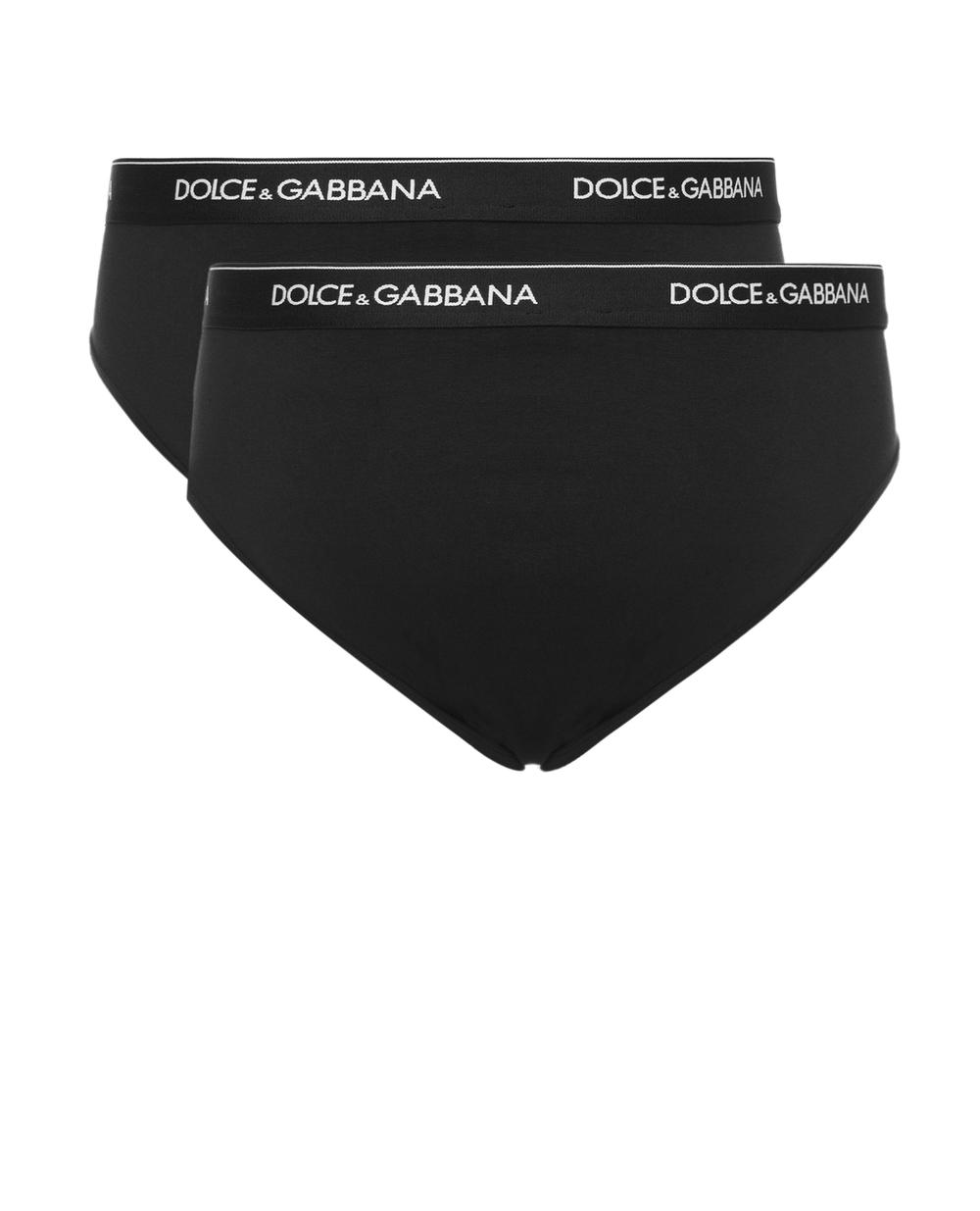Брифы (2 шт) Dolce&Gabbana N9A03J-FUGIWSS19, черный цвет • Купить в интернет-магазине Kameron
