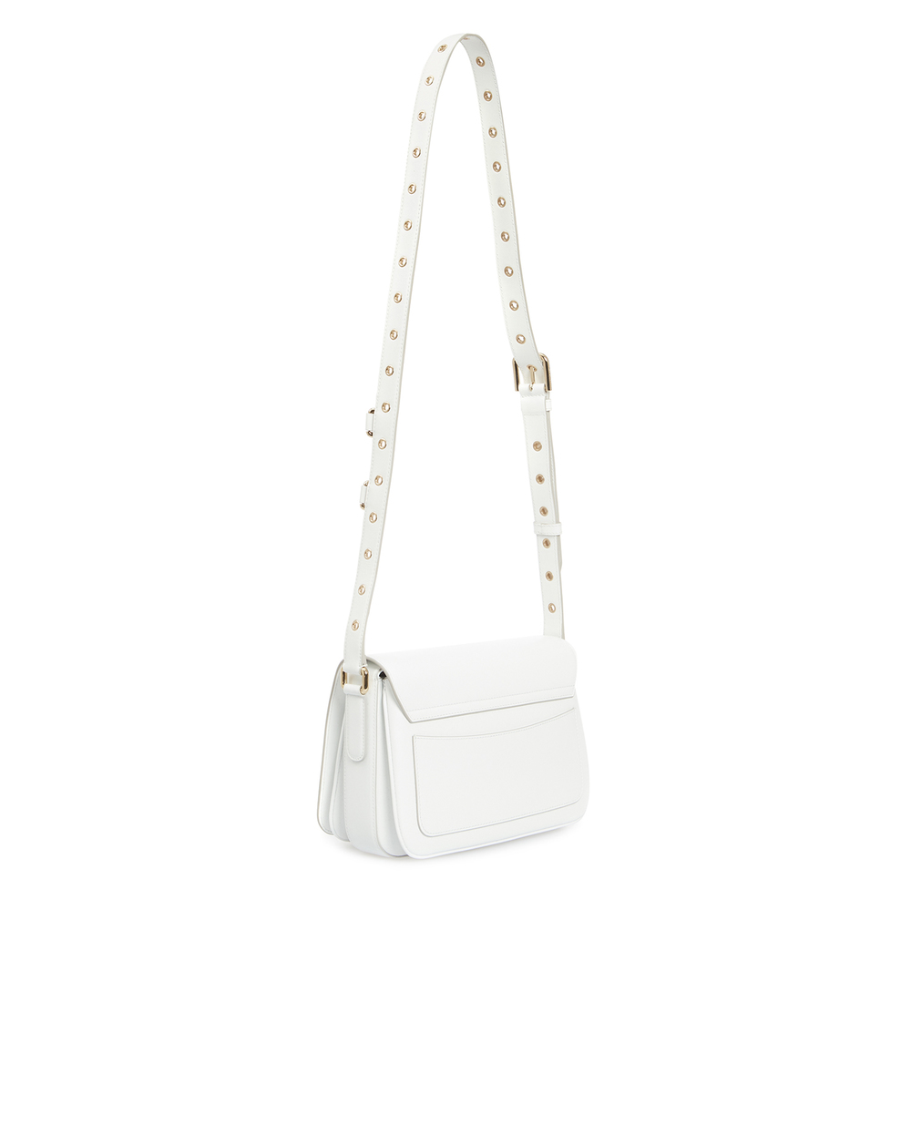 Кожаная сумка 3.5 Dolce&Gabbana BB7077-AW576, белый цвет • Купить в интернет-магазине Kameron