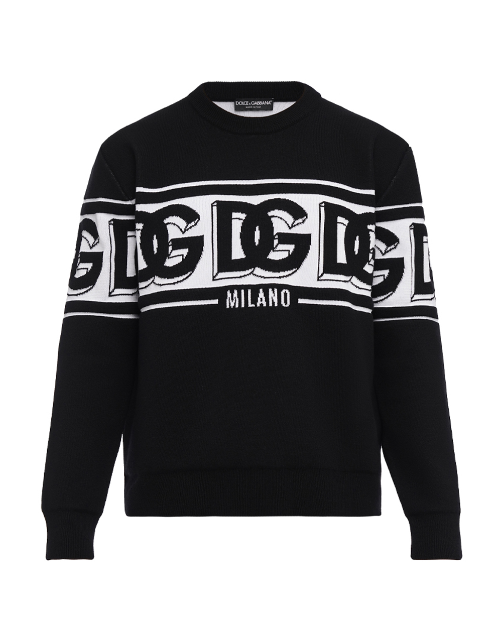 Светр Dolce&Gabbana GXM96T-JEMK9, чорний колір • Купити в інтернет-магазині Kameron