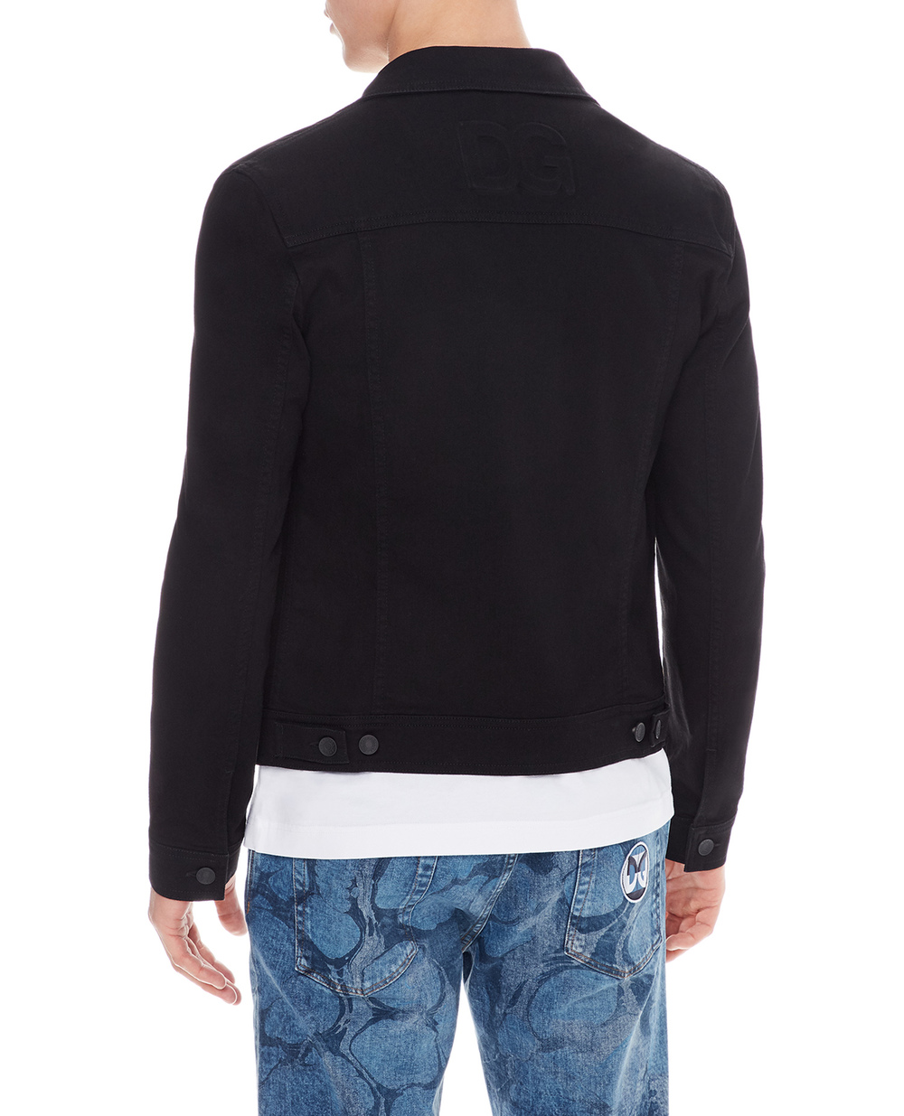 Джинсовая куртка Dolce&Gabbana G9JC2Z-G8DK3, черный цвет • Купить в интернет-магазине Kameron