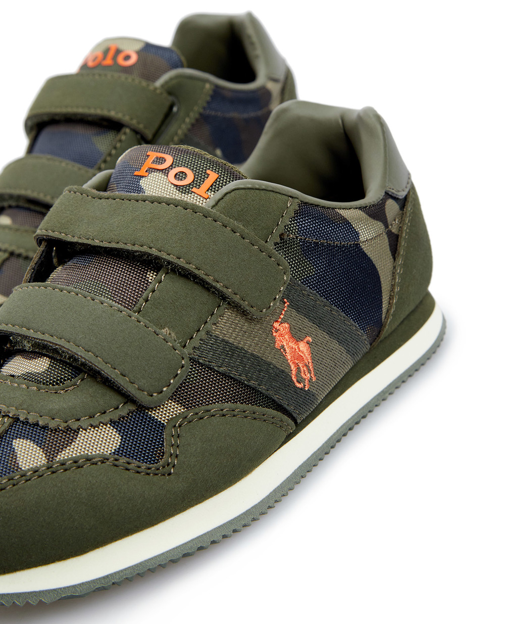 Детские кроссовки Polo Ralph Lauren Kids RF103161-C, зеленый цвет • Купить в интернет-магазине Kameron