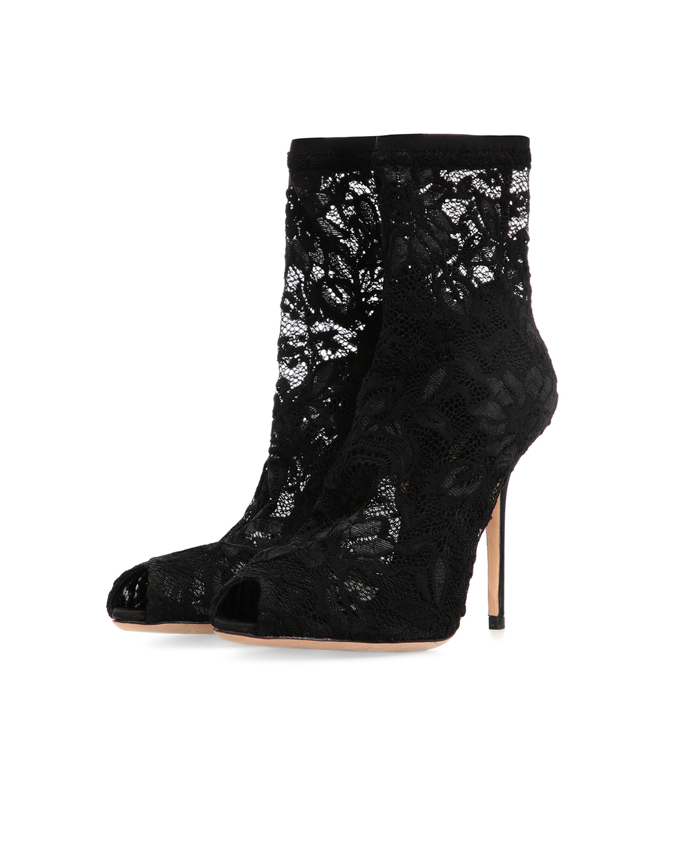 Кружевные ботильоны Bette Dolce&Gabbana CT0077-A5875, черный цвет • Купить в интернет-магазине Kameron