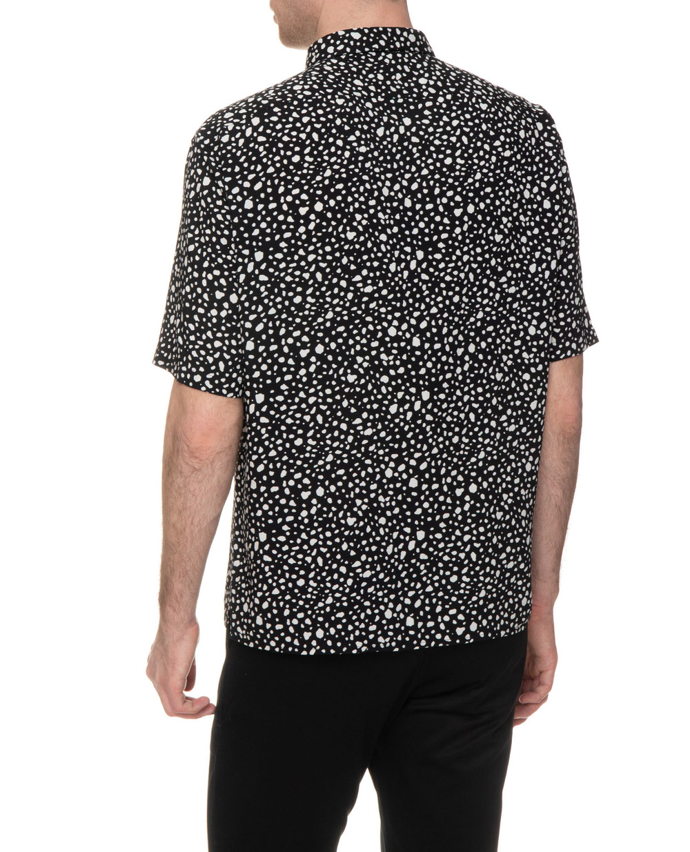 Сорочка Saint Laurent 601070-Y1A78, чорний колір • Купити в інтернет-магазині Kameron