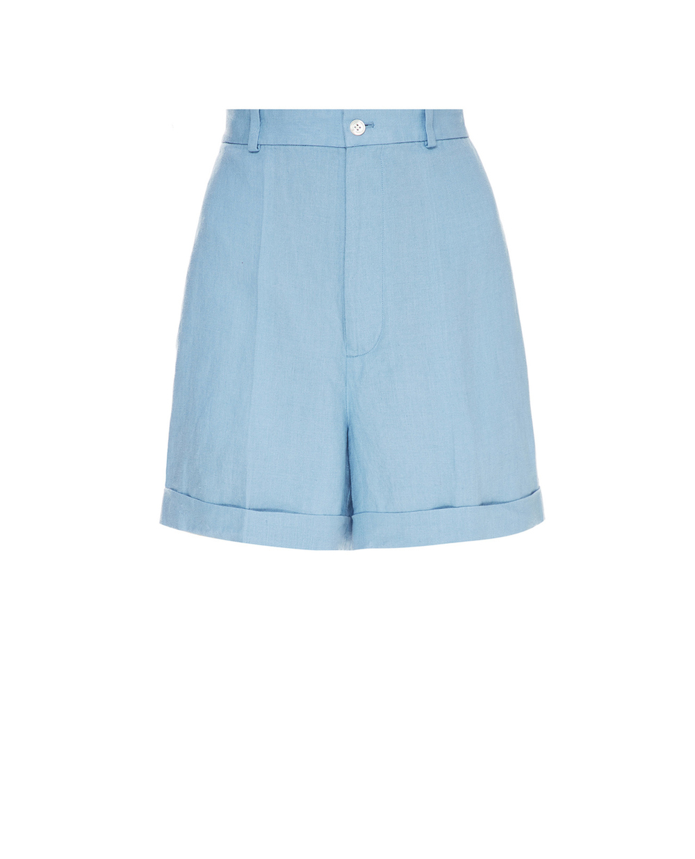 Льняные шорты Polo Ralph Lauren 211837989001, голубой цвет • Купить в интернет-магазине Kameron