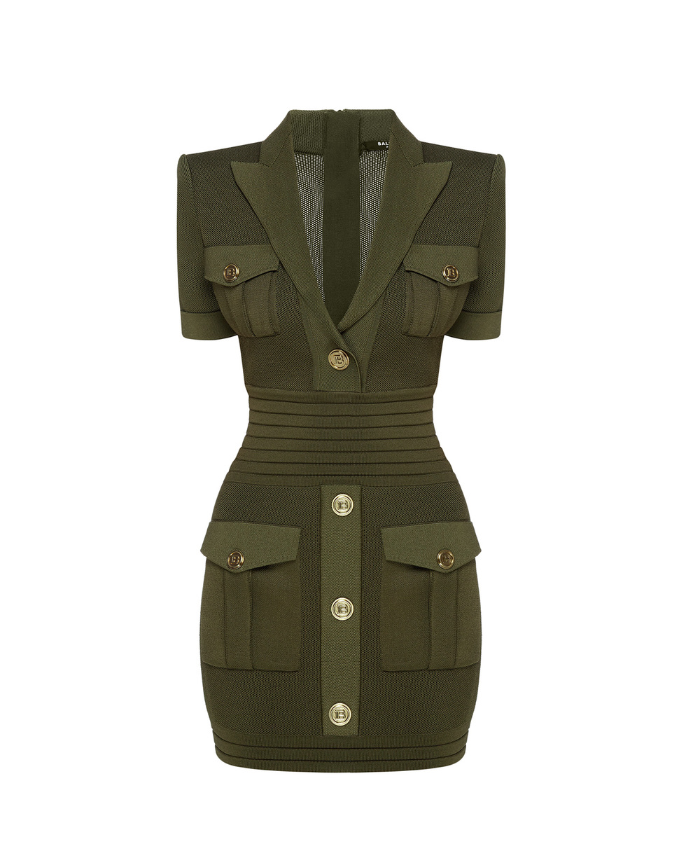 Сукня Balmain VF16153K223, зелений колір • Купити в інтернет-магазині Kameron