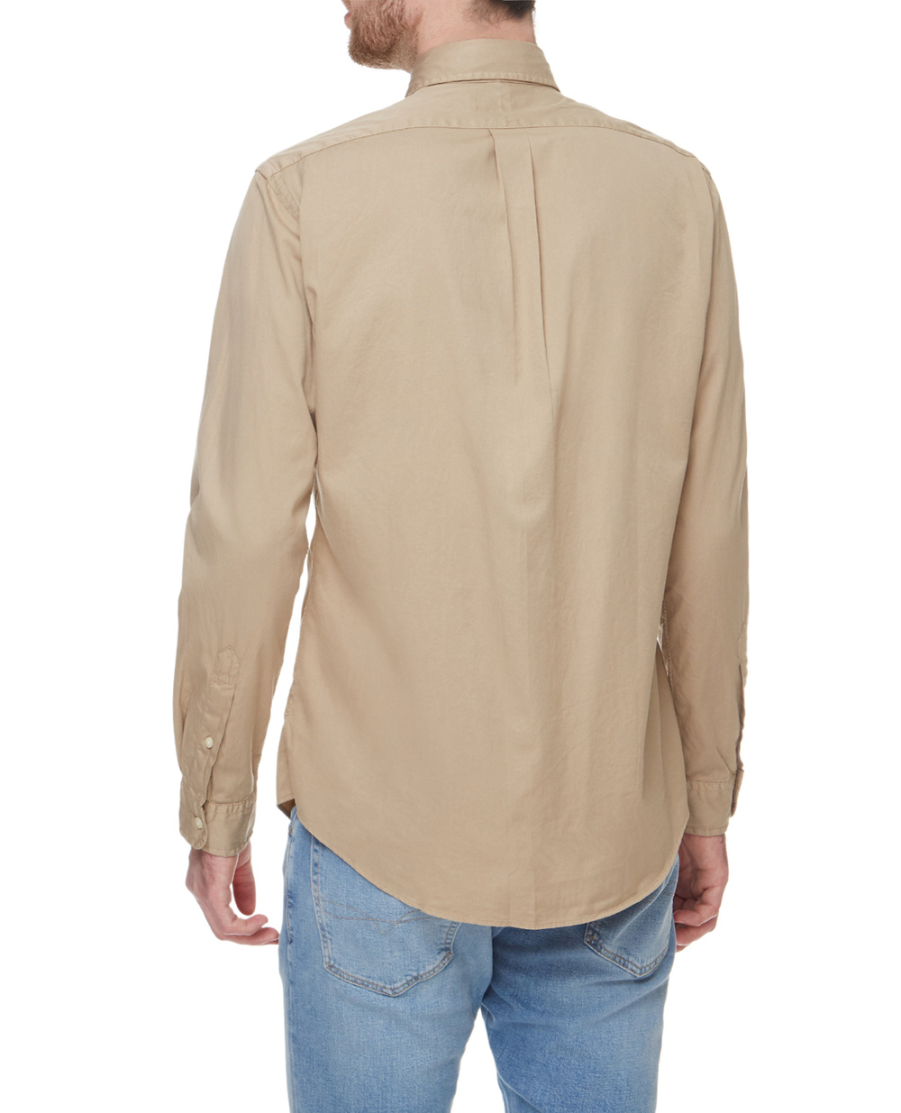 Рубашка Polo Ralph Lauren 710795235005, бежевый цвет • Купить в интернет-магазине Kameron