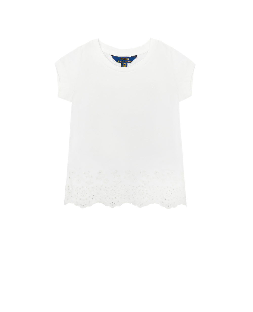 Детская футболка Polo Ralph Lauren Kids 312784210001, белый цвет • Купить в интернет-магазине Kameron