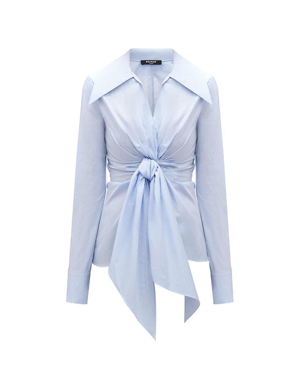 Блуза Balmain CF1HU153CE60, голубой цвет • Купить в интернет-магазине Kameron