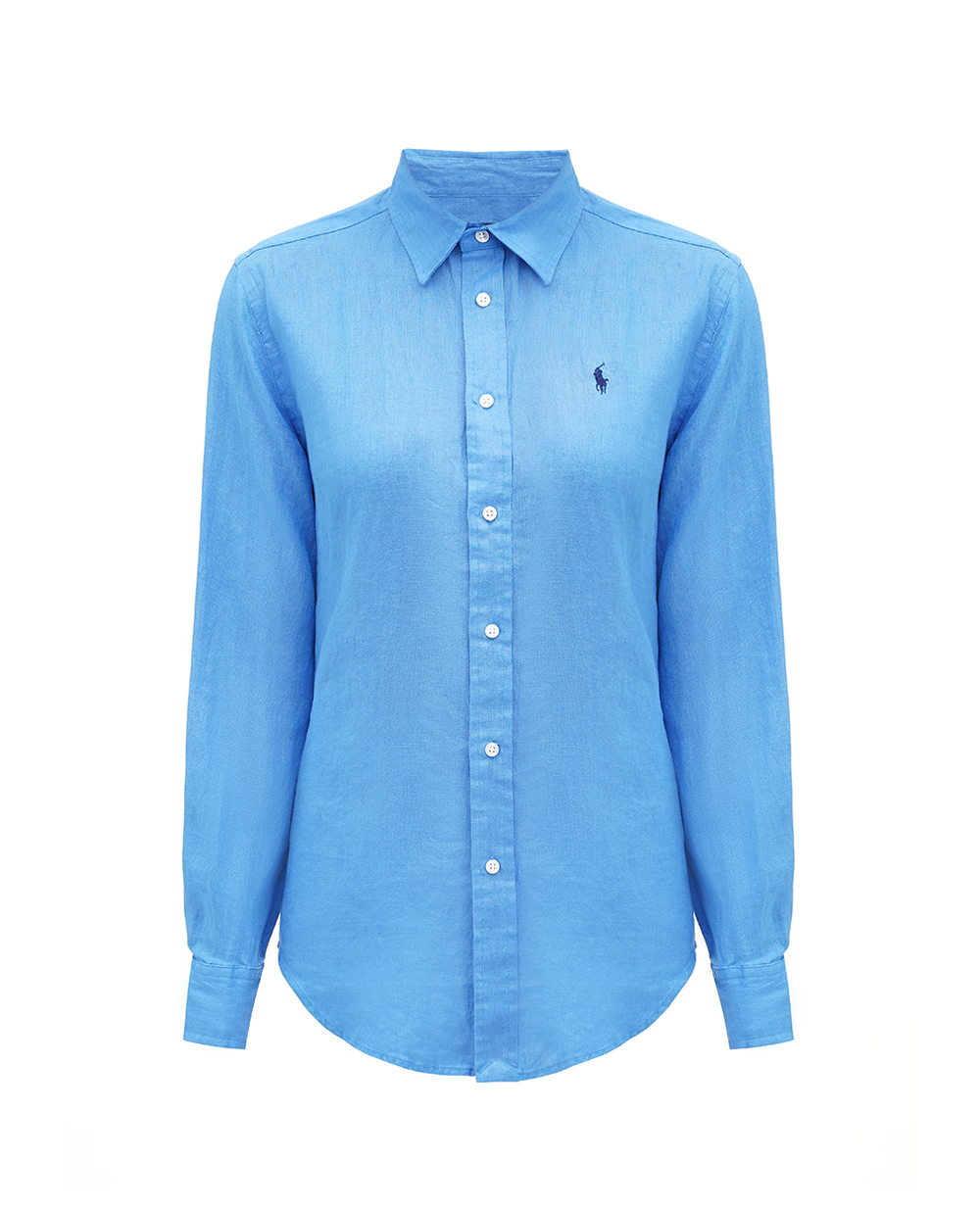 Льняна сорочка Polo Ralph Lauren 211920516012, синій колір • Купити в інтернет-магазині Kameron