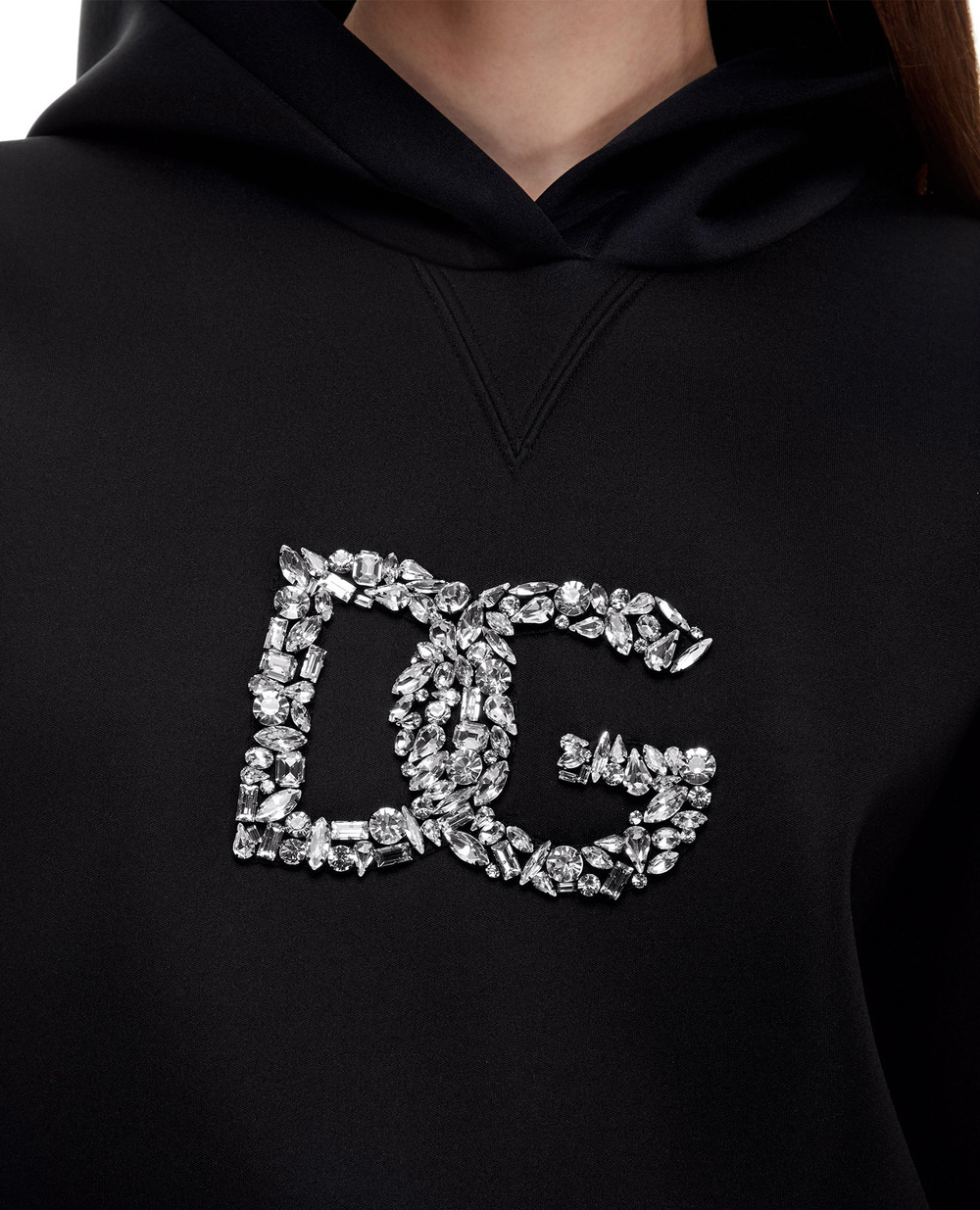 Худи Dolce&Gabbana F9M32Z-HUML6, чорний колір • Купити в інтернет-магазині Kameron