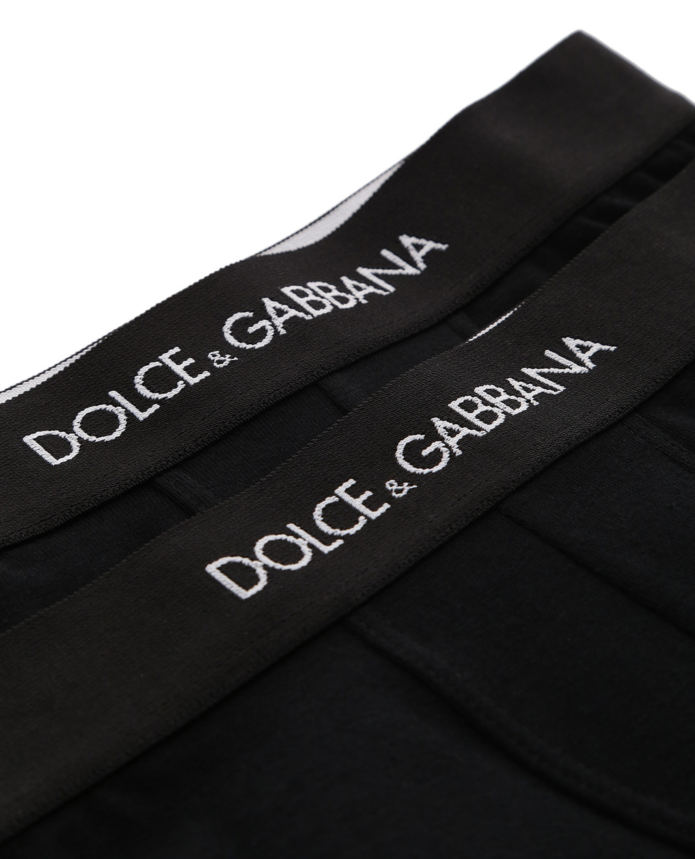 Детские боксеры (2 шт) Dolce&Gabbana Kids L4J701-G7OCT, черный цвет • Купить в интернет-магазине Kameron