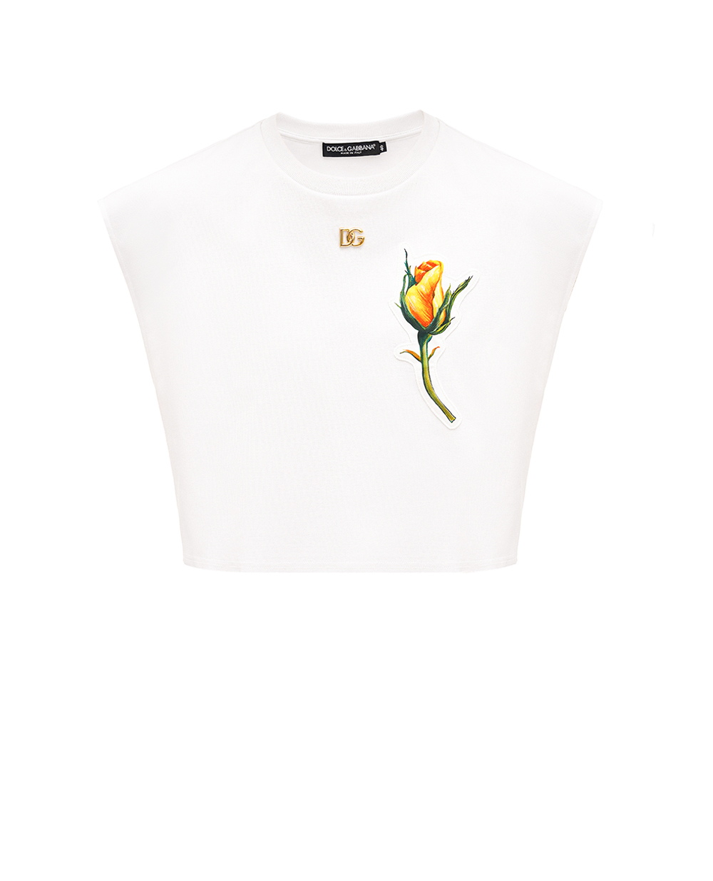 Футболка Dolce&Gabbana F8U68Z-G7G9A, белый цвет • Купить в интернет-магазине Kameron