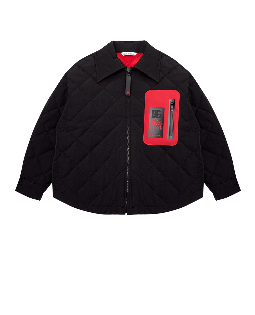 Куртка Dolce&Gabbana Kids L4JC16-G7BUB-S, чорний колір • Купити в інтернет-магазині Kameron