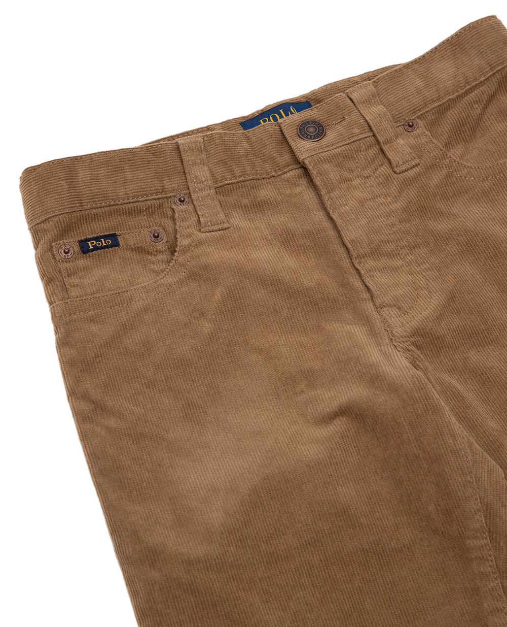 Вельветовые брюки Polo Ralph Lauren Kids 323749111003, коричневый цвет • Купить в интернет-магазине Kameron