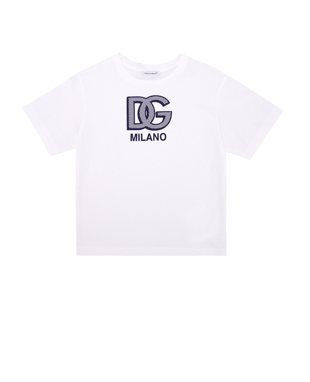 Дитяча футболка Dolce&Gabbana Kids L4JTEY-G7L4Q-B, білий колір • Купити в інтернет-магазині Kameron