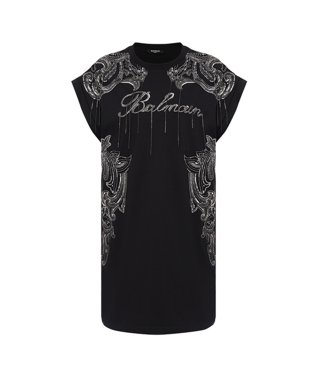 Сукня Balmain CF1R0100PC17, чорний колір • Купити в інтернет-магазині Kameron