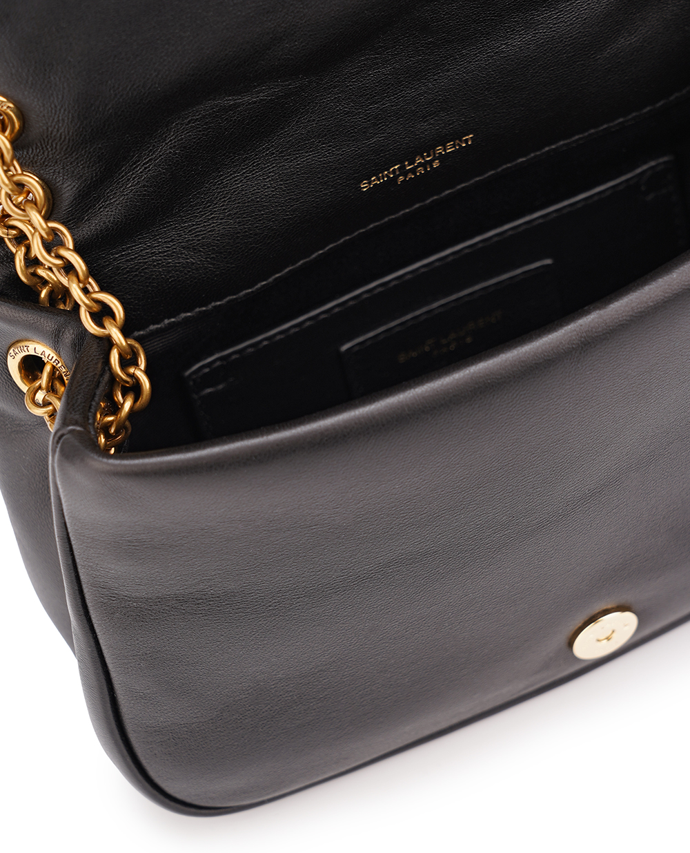 Шкіряна сумка Jamie 4.3 Mini Saint Laurent 766754-AAB32, чорний колір • Купити в інтернет-магазині Kameron