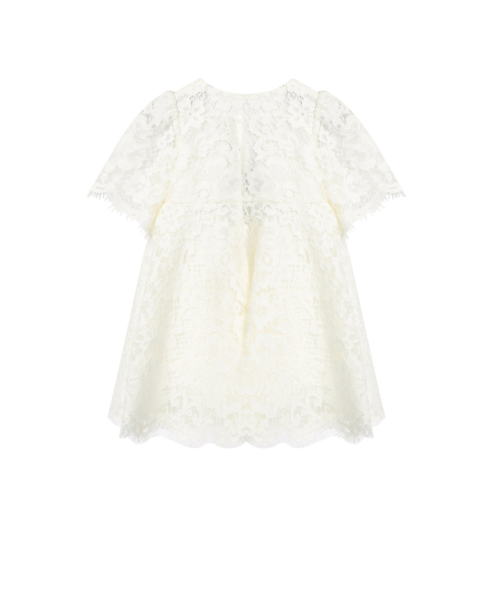 Платье Dolce&Gabbana Kids L22DG5-HLMEA, белый цвет • Купить в интернет-магазине Kameron