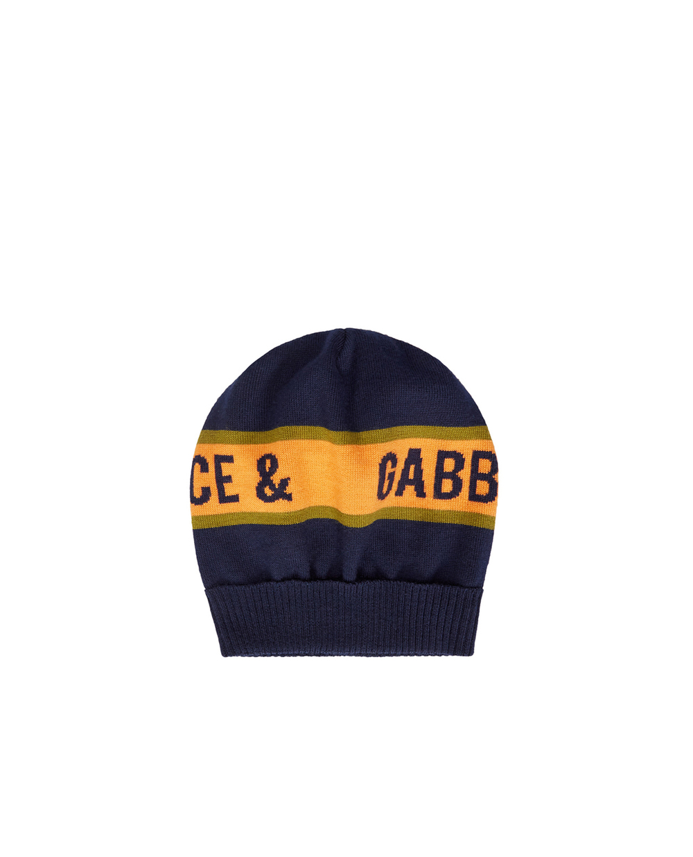 Шерстяная шапка Dolce&Gabbana LBKH38-JAVWG, синий цвет • Купить в интернет-магазине Kameron