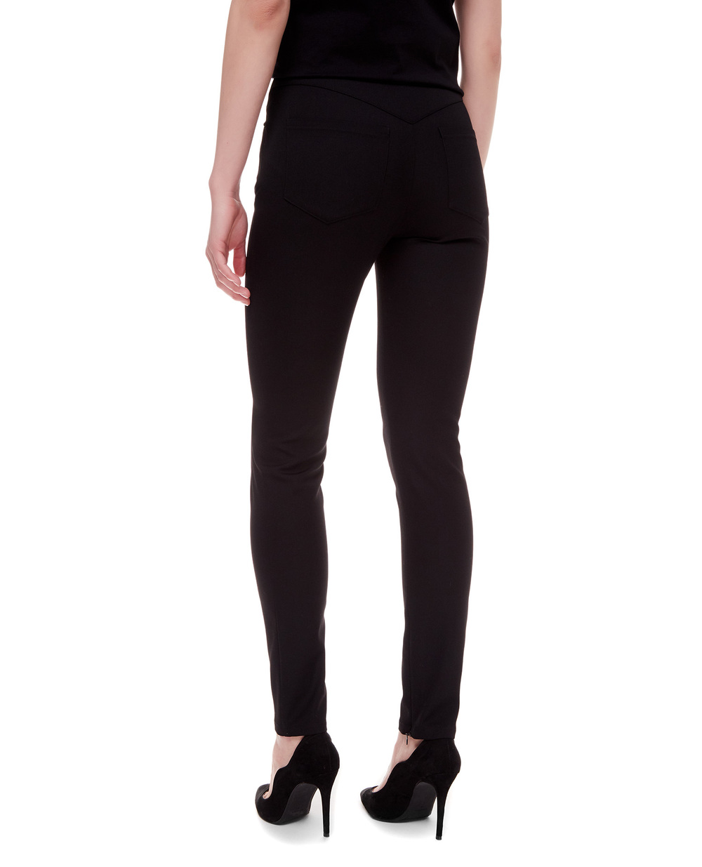 Вовняні штани Balmain XF1PD010WB01, чорний колір • Купити в інтернет-магазині Kameron