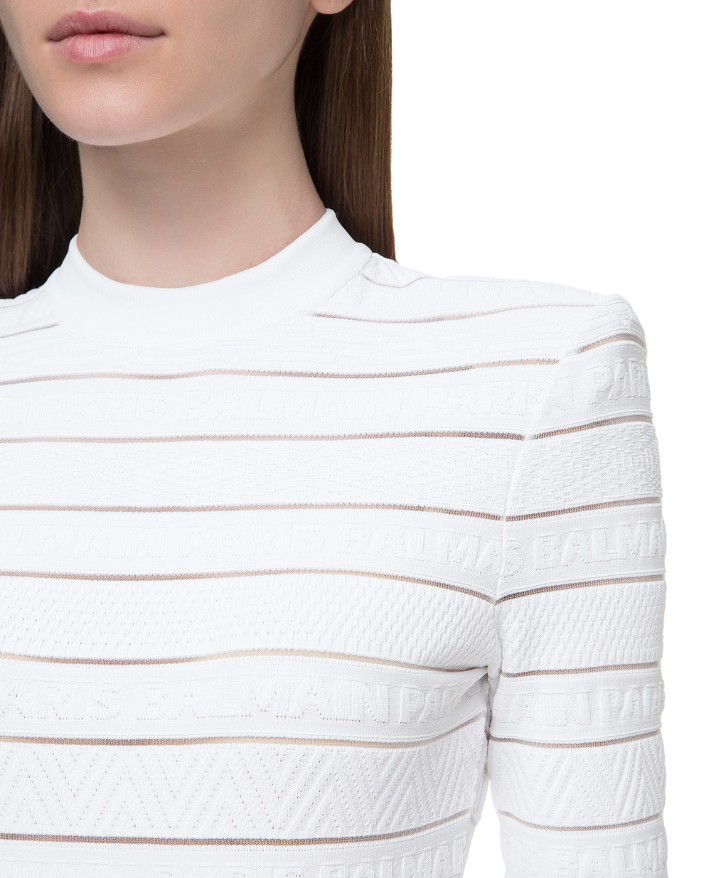 Платье Balmain TF16202K031, белый цвет • Купить в интернет-магазине Kameron
