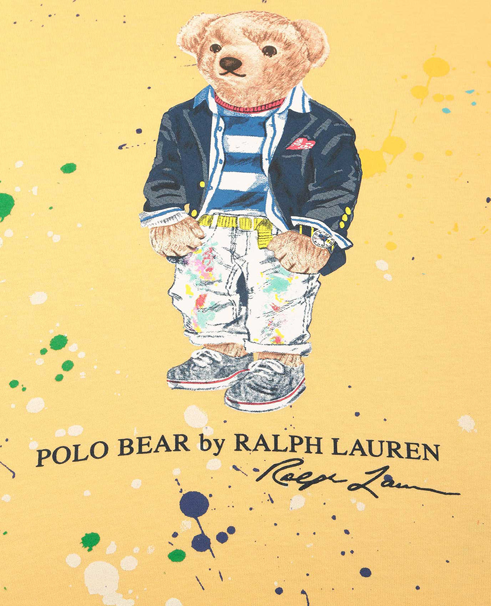 Дитяча футболка Polo Ralph Lauren Kids 322858891002, жовтий колір • Купити в інтернет-магазині Kameron