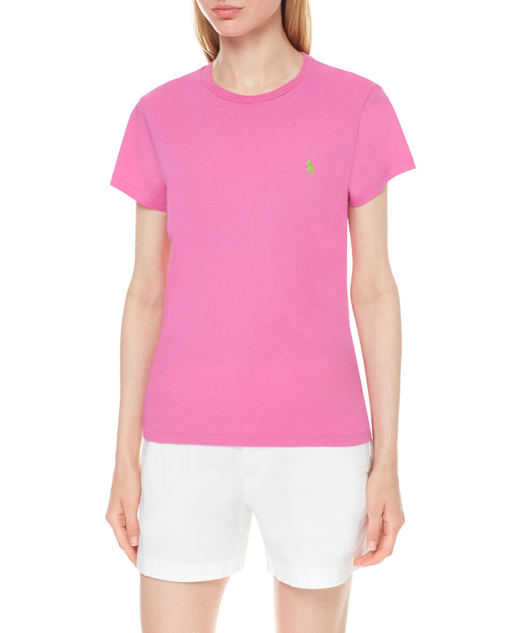Футболка Polo Ralph Lauren 211734144045, розовый цвет • Купить в интернет-магазине Kameron