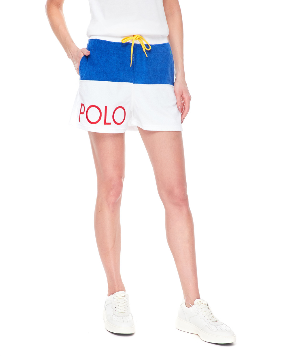 Шорты Polo Ralph Lauren 211863470001, белый цвет • Купить в интернет-магазине Kameron