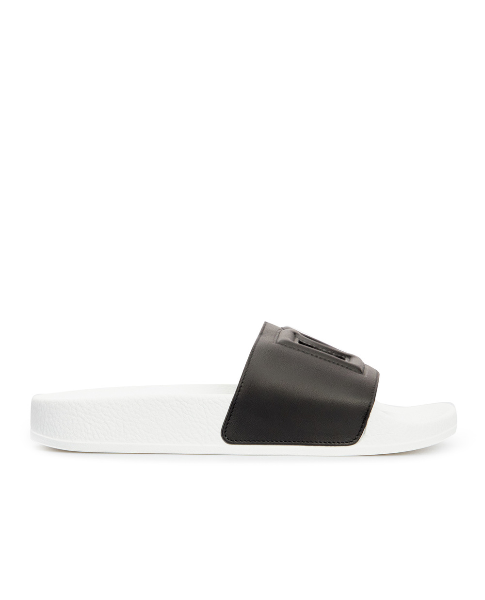 Кожаные слайдеры Dolce&Gabbana D11031-A1735-L, черный цвет • Купить в интернет-магазине Kameron