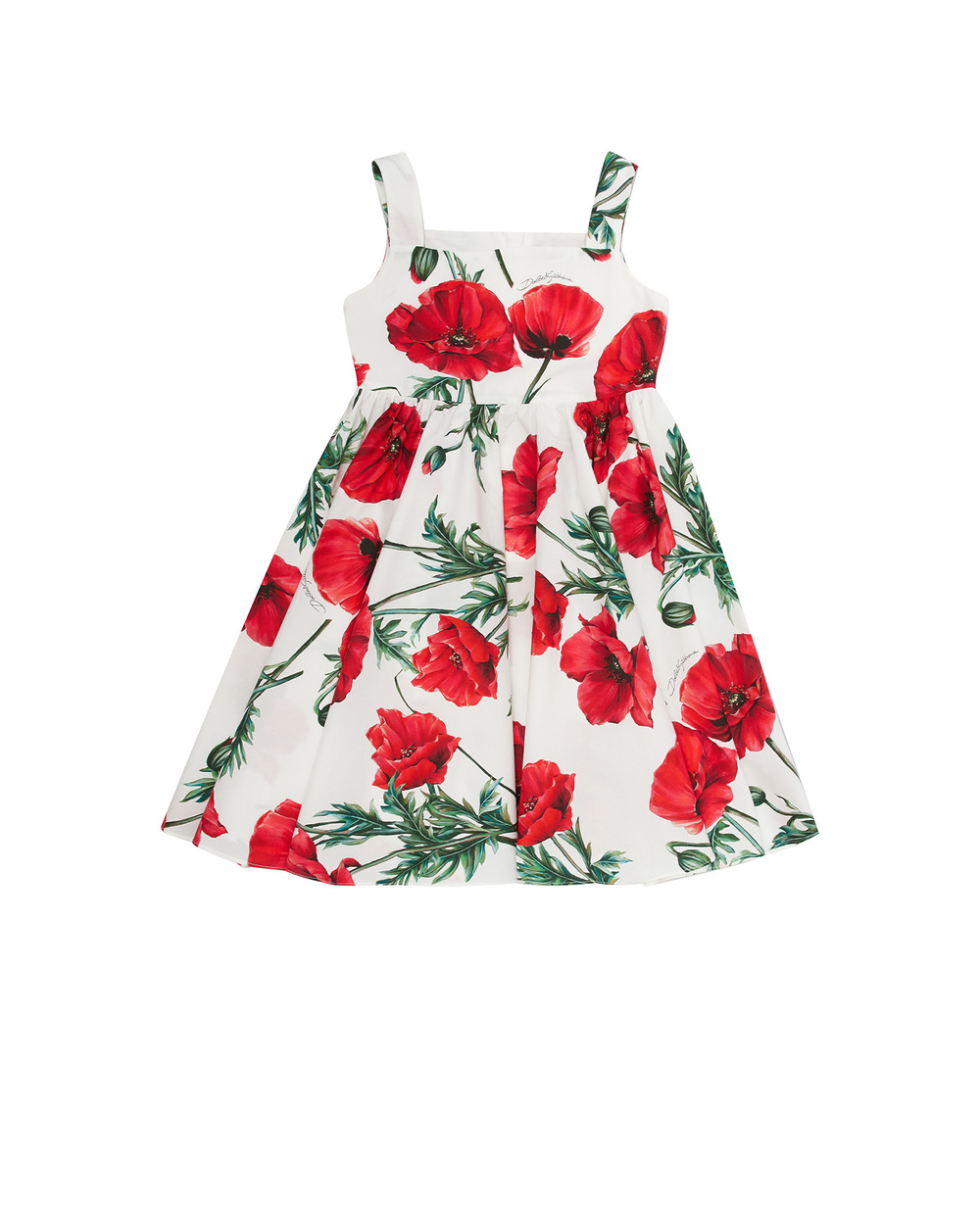 Дитяча сукня Dolce&Gabbana Kids L53DI6-HS5O1-S, білий колір • Купити в інтернет-магазині Kameron