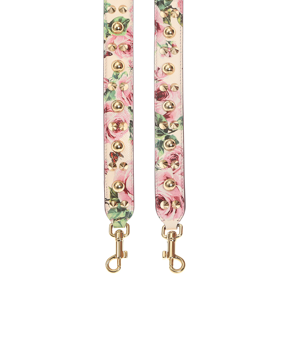 Шкіряна ручка для сумки Dolce&Gabbana BI0945-AH535, рожевий колір • Купити в інтернет-магазині Kameron