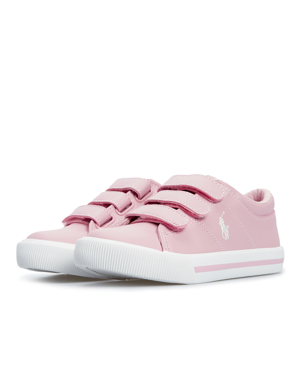 Детские кеды Polo Ralph Lauren Kids RF103136-C, розовый цвет • Купить в интернет-магазине Kameron
