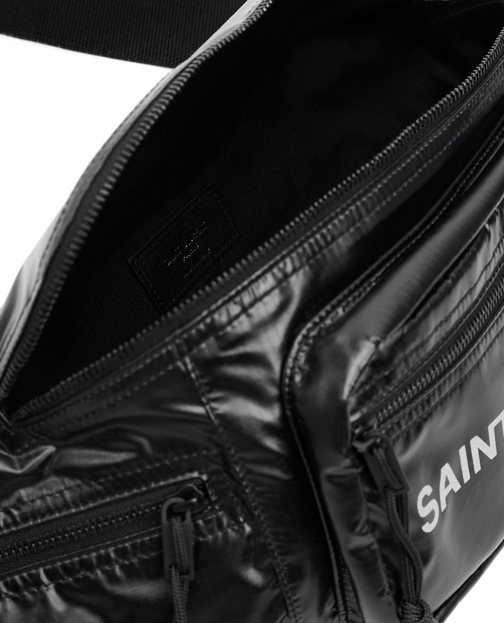 Поясна сумка Saint Laurent 581375-HO21Z-, чорний колір • Купити в інтернет-магазині Kameron