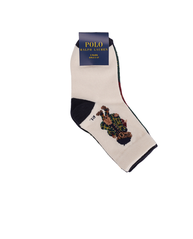 Polo Ralph Lauren Дитячі шкарпетки Polo Bear (3 пари) - Артикул: 446927587001