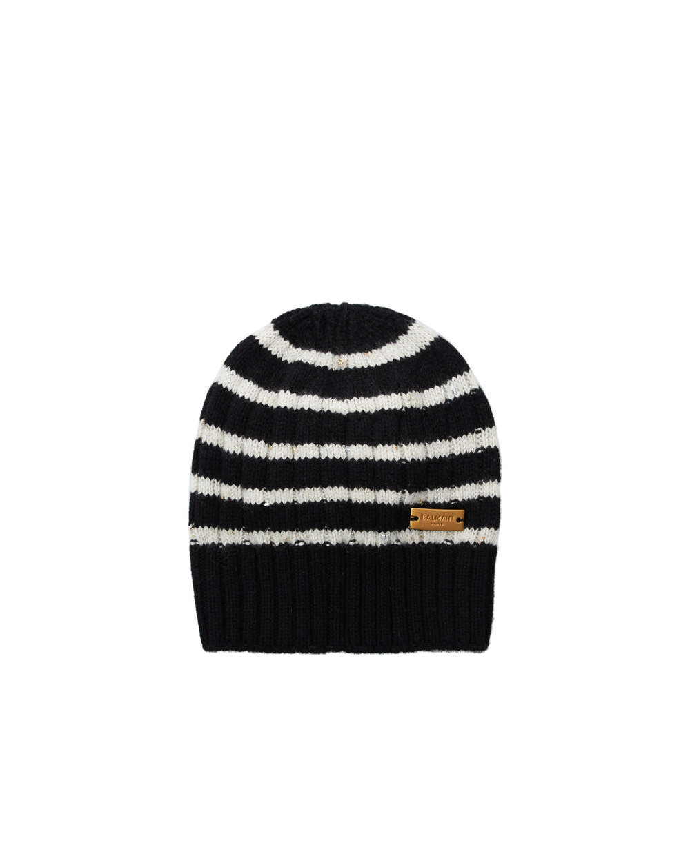 Кашемировая шапка Balmain BF1XC030KE84, черный цвет • Купить в интернет-магазине Kameron