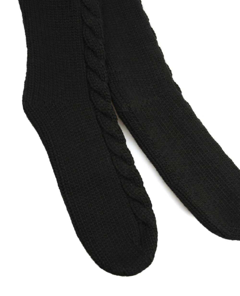 Вовняні шкарпетки Dolce&Gabbana FXC36T-JAV39, чорний колір • Купити в інтернет-магазині Kameron