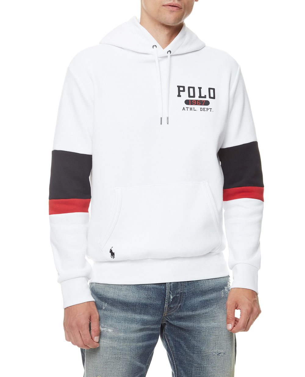 Худи Polo Ralph Lauren 710851239001, білий колір • Купити в інтернет-магазині Kameron