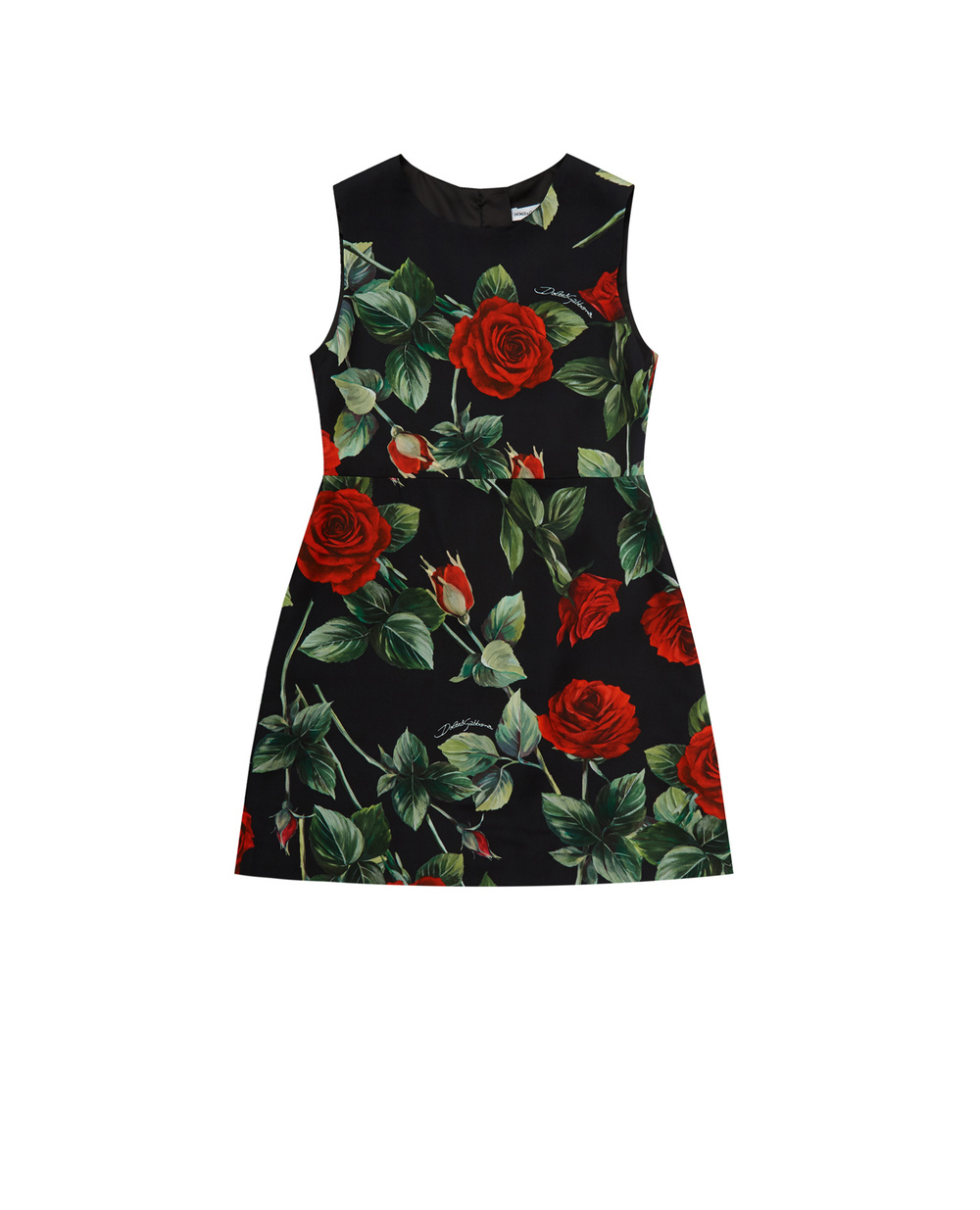 Детское платье Dolce&Gabbana Kids L52DX5-FS8CR-B, черный цвет • Купить в интернет-магазине Kameron