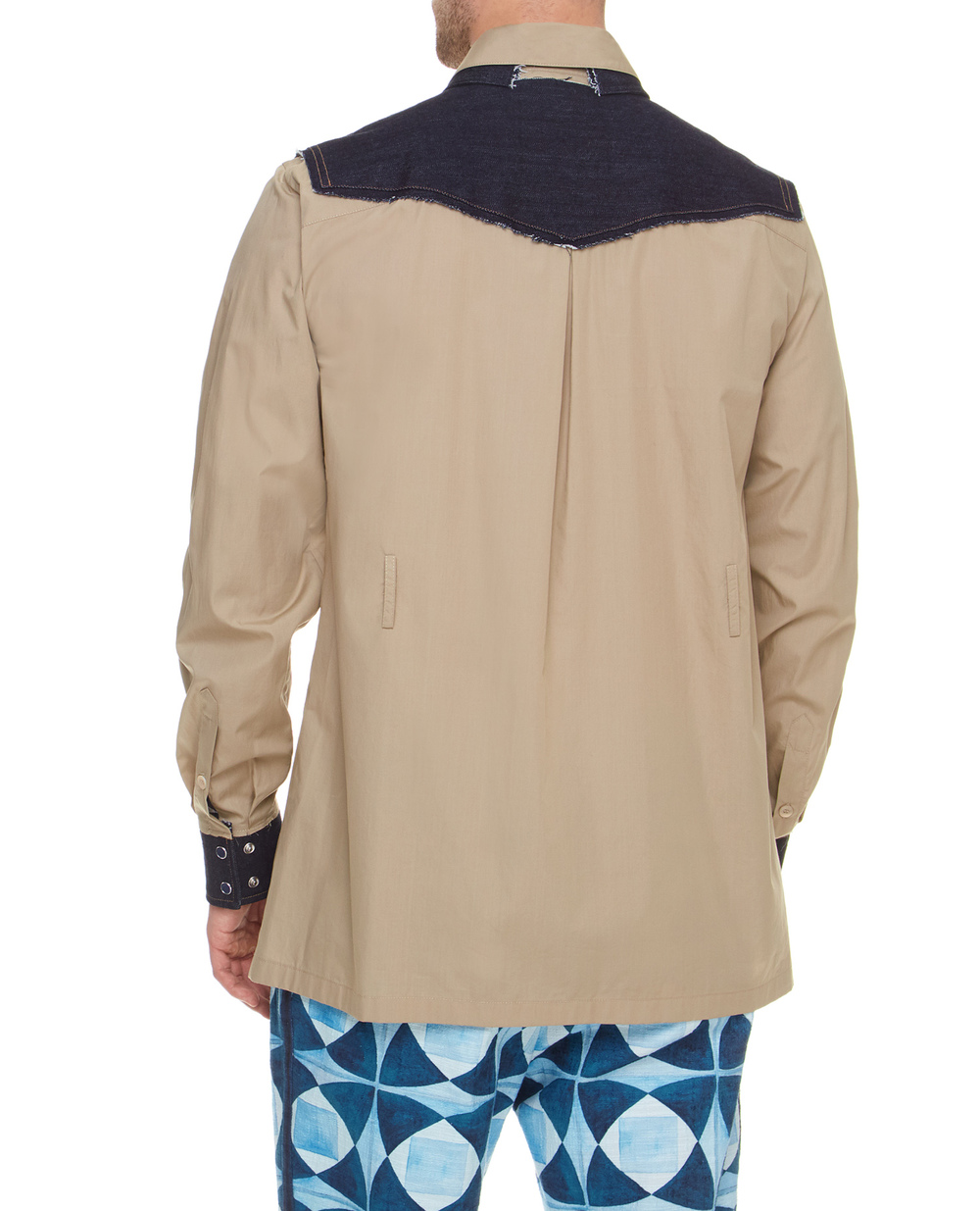 Рубашка Dolce&Gabbana G5IP9T-GEQ87, бежевый цвет • Купить в интернет-магазине Kameron