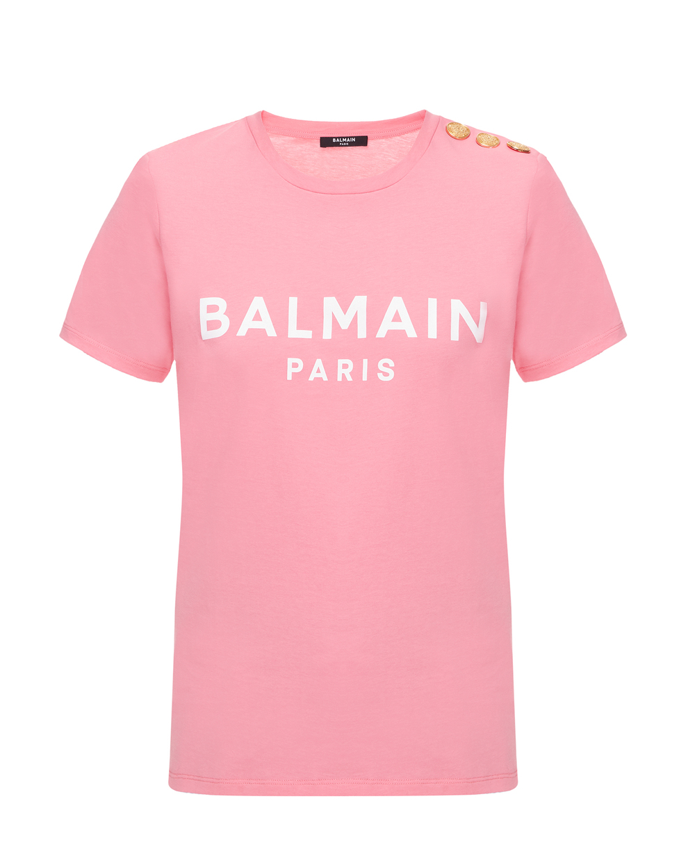 Футболка Balmain XF1EF005BB02, рожевий колір • Купити в інтернет-магазині Kameron