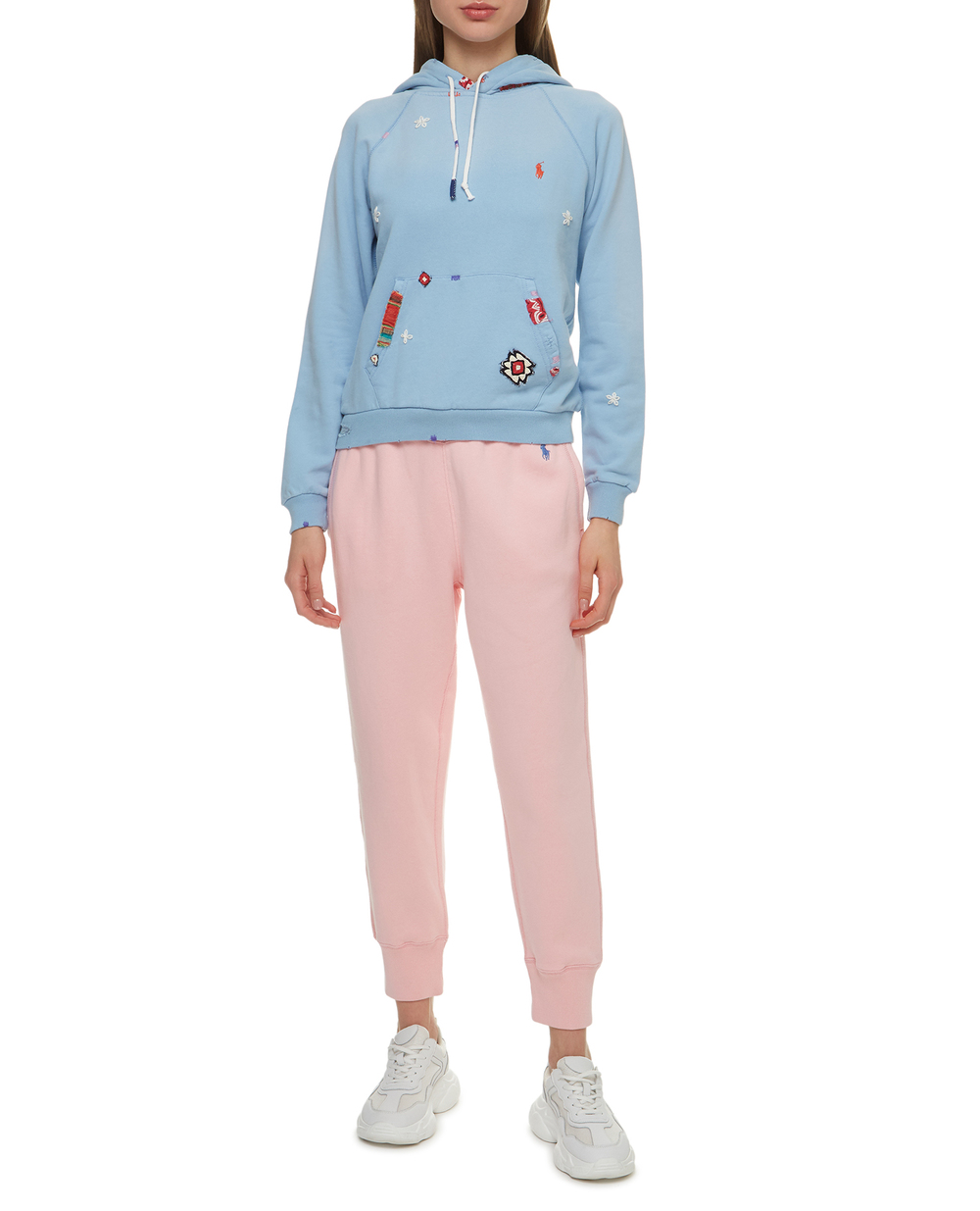Спортивные брюки Polo Ralph Lauren 211794397005, розовый цвет • Купить в интернет-магазине Kameron